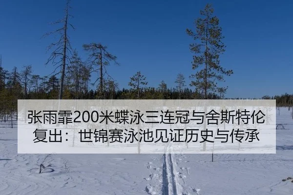张雨霏200米蝶泳三连冠与舍斯特伦复出：世锦赛泳池见证历史与传承